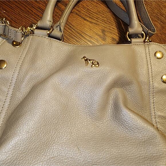 EMMA FOX GUC PEBBLED LEATHER SATCHEL CROSSBODY BAG - Picture 4 of 13